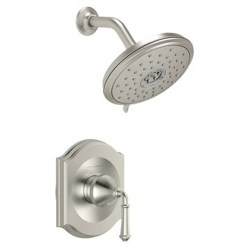 Portsmouth 1.8 GPM Shower Trim Kit with Water-Saving Showerhead and Double Ceramic Pressure Balance Cartridge with Lever Handle by American Standard - view 9