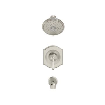 Portsmouth 1.8 GPM Tub and Shower Trim Kit with Water-Saving Showerhead and Double Ceramic Pressure Balance Cartridge with Lever Handle by American Standard - view 7