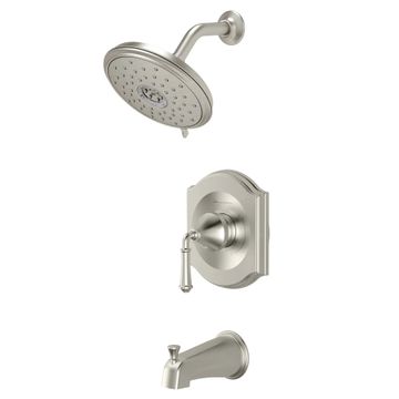 Portsmouth 1.8 GPM Tub and Shower Trim Kit with Water-Saving Showerhead and Double Ceramic Pressure Balance Cartridge with Lever Handle by American Standard - view 9