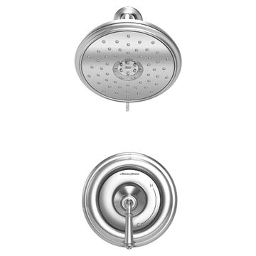 Portsmouth 1.8 GPM Round Shower Trim Kit with Water-Saving Showerhead and Double Ceramic Pressure Balance Cartridge with Lever Handle by American Standard - view 2