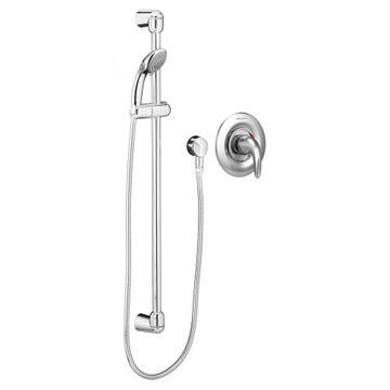 Commercial Shower System Trim Kit 1.5 gpm/5.7 Lpm With 36-Inch Slide Bar and Hand Shower by American Standard - view 2