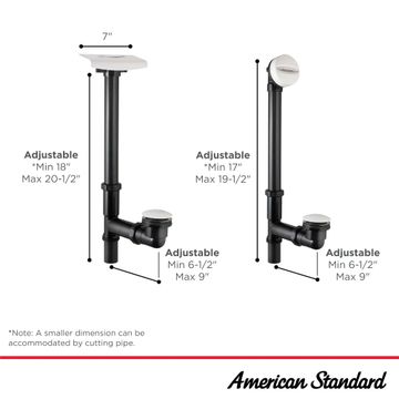 MAINSTREAM WHIRLPOOL DRAIN KIT by American Standard - view 3