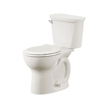 Cadet 12 in. Rough In 2-Piece 1.28 GPF/4.8LPF Single Flush Chair Height Round Front Antimicrobial Toilet with Slow Close Antimicrobial Seat by American Standard - view 6