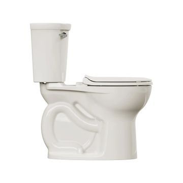 Cadet 12 in. Rough In 2-Piece 1.28 GPF/4.8LPF Single Flush Chair Height Round Front Antimicrobial Toilet with Slow Close Antimicrobial Seat by American Standard - view 8
