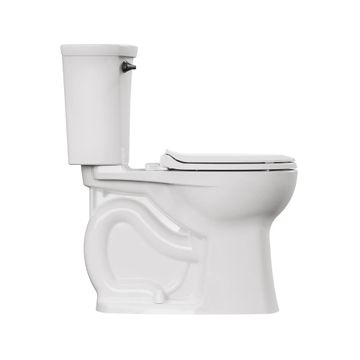 Edgemere Two-Piece 1.28 gpf/4.8 Lpf Chair-Height Round-Front Toilet Less Seat by American Standard - view 6