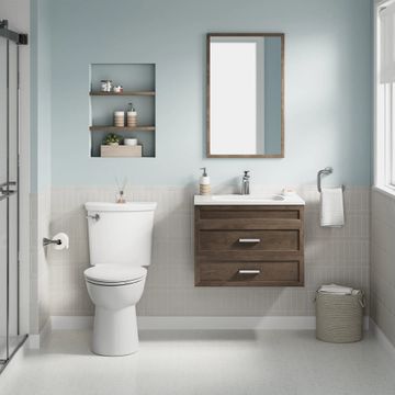 VorMax Two-Piece 1.28 gpf/4.8 Lpf Chair Height Elongated Toilet Less Seat by American Standard - view 6