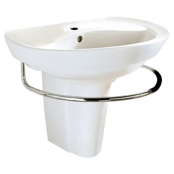 Ravenna Center Hole Only Wall-Hung Sink and Semi-Pedestal Leg Combination by American Standard - view 4