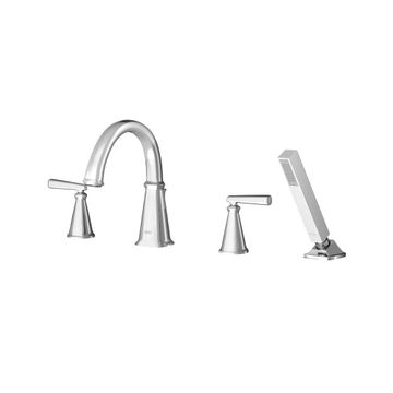 Edgemere Bathtub Faucet With Lever Handles and Personal Shower for Flash Rough-In Valve by American Standard - view 3