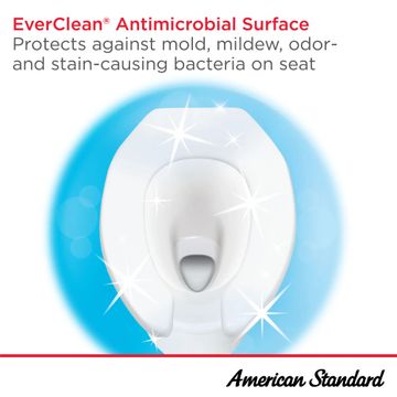 Commercial Heavy Duty Open Front Elongated Toilet Seat With EverClean Surface by American Standard - view 9