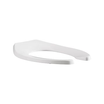 Commercial Heavy Duty Open Front Elongated Toilet Seat with EverClean Surface and Self-sustaining Hinges by American Standard - view 3