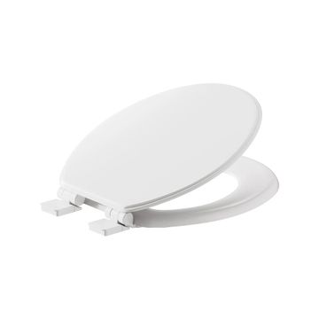 Moments Slow-Close & Easy Lift-Off Round Front Wood Toilet Seat by American Standard - view 8