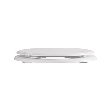 Moments Slow-Close & Easy Lift-Off Round Front Wood Toilet Seat by American Standard - view 6