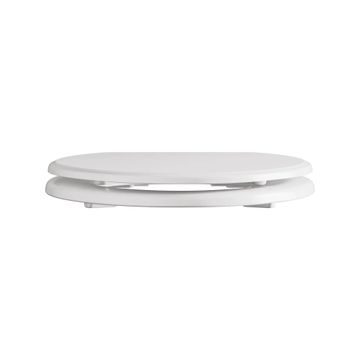 Moments Slow-Close & Easy Lift-Off Elongated Wood Toilet Seat by American Standard - view 3