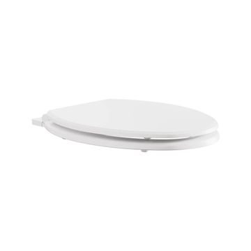 Moments Slow-Close & Easy Lift-Off Elongated Wood Toilet Seat by American Standard - view 4