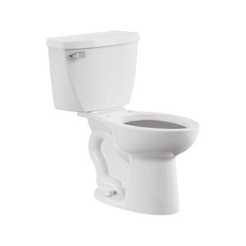 Cadet Two-Piece Pressure Assist 1.1 gpf/4.2 Lpf Chair Height Elongated EverClean Toilet by American Standard - view 3