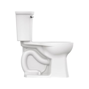 Edgemere Two-Piece Dual Flush 1.6 gpf/6.0 Lpf and 1.1 gpf/4.2 Lpf Chair-Height Round-Front Toilet Less Seat by American Standard - view 4