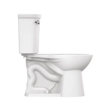 VorMax Two-Piece 1.0 gpf/3.8 Lpf Chair Height Elongated Toilet Less Seat by American Standard - view 5