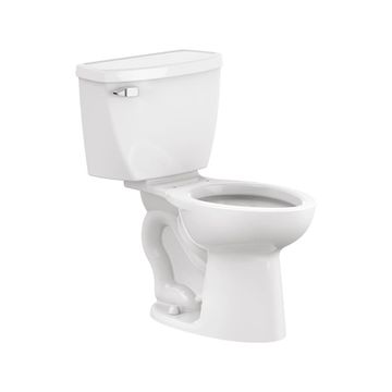 Cadet Two-Piece Pressure Assist 1.1 gpf/4.2 Lpf Chair Height Elongated EverClean Toilet by American Standard - view 5