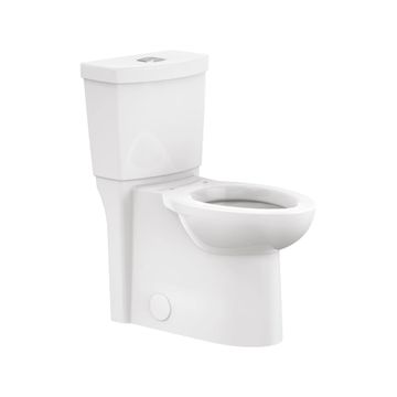 Clean 1.1 GPF/4.1 LPF 1.6 GPF/6.0 LPF Dual Flush Chair Height Elongated-Front 12-in. Rough-In Toilet with Seat by American Standard - view 3