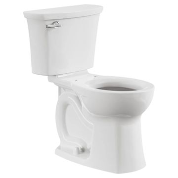 Edgemere Two-Piece 1.28 gpf/4.8 Lpf Chair-Height Round-Front 10 in. Rough Toilet Less Seat by American Standard - view 3
