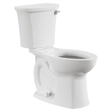 Edgemere Two-Piece 1.28 gpf/4.8 Lpf Chair-Height Elongated Right-Hand Trip Lever Toilet Less Seat by American Standard - view 7