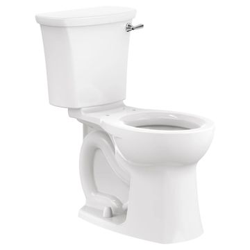 Edgemere Two-Piece 1.28 gpf/4.8 Lpf Chair-Height Round-Front Right-Hand Trip Lever Toilet Less Seat by American Standard - view 3