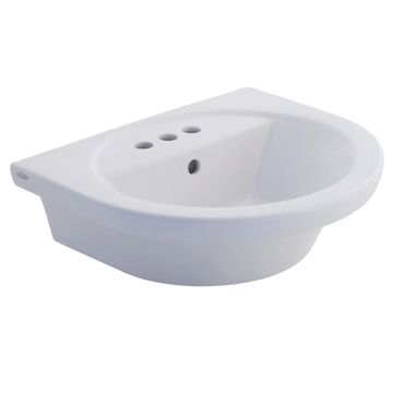 Tropic Petite 4-Inch Centerset Pedestal Sink Top by American Standard - view 2