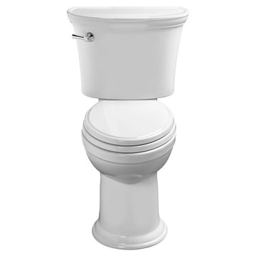 Heritage VorMax Two-Piece 1.28 gpf/4.8 Lpf Chair Height Elongated Toilet Less Seat by American Standard - view 6
