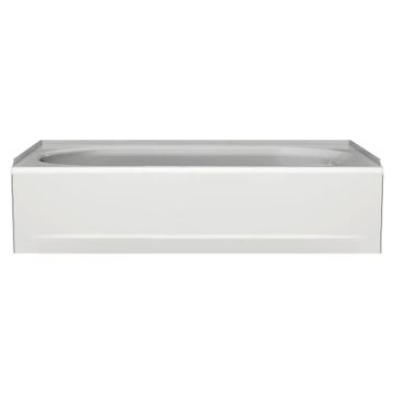 Princeton Americast 60 x 34-Inch Integral Apron Bathtub Left-Hand Outlet Luxury Ledge with Integral Drain by American Standard - view 5