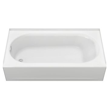 Princeton Americast 60 x 34-Inch Integral Apron Bathtub Left-Hand Outlet Luxury Ledge with Integral Drain by American Standard - view 2