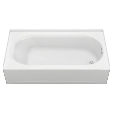 Princeton Americast 60 x 34-Inch Integral Apron Bathtub Right-Hand Outlet Luxury Ledge with Integral Drain by American Standard - view 3