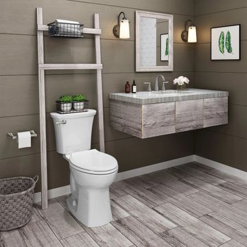 Edgemere Two-Piece 1.28 gpf/4.8 Lpf Chair Height Elongated Toilet with Seat by American Standard - view 8