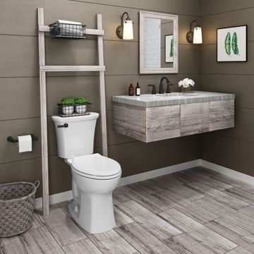 Edgemere Two-Piece 1.28 gpf/4.8 Lpf Chair Height Elongated Toilet with Seat by American Standard - view 9