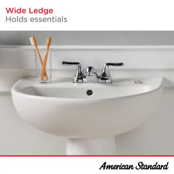 Reliant 22 in. Pedestal Sink, 4 in. Centerset Holes by American Standard - view 9