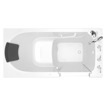 Gelcoat Premium Series 60x30 Inch Walk-In Bathtub with Air Massage System - Right Hand Door and Drain by American Standard - view 4