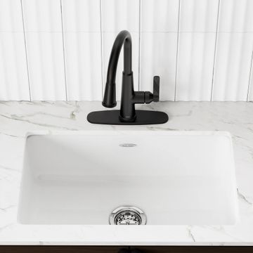 Delancey 30 x 19-Inch Cast Iron Undermount Single-Bowl Kitchen Sink by American Standard - view 4