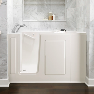 Gelcoat Premium Series 48x28 Inch Walk-In Bathtub with Air Massage System - Left Hand Door and Drain by American Standard - view 3