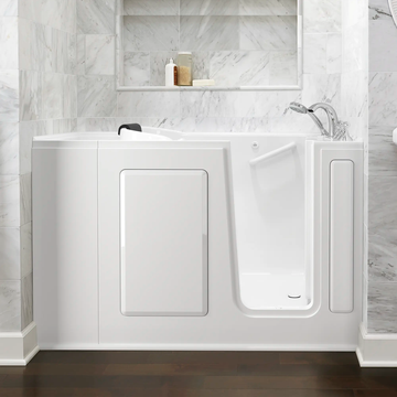 Gelcoat Premium Series 48x28 Inch Walk-In Bathtub with Air Massage System - Right Hand Door and Drain by American Standard - view 2