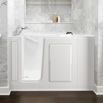 Gelcoat Premium Series 48x28 Inch Soaking Walk-In Bathtub - Left Hand Door and Drain by American Standard - view 2