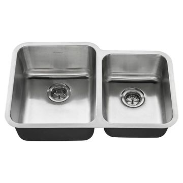 Reliant 31 x 20-Inch Stainless Steel Undermount Double-Bowl Kitchen Sink by American Standard
