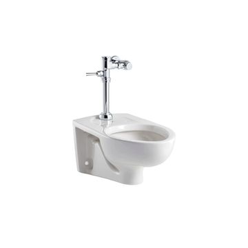 Afwall Millennium Wall-Hung EverClean Toilet System With Manual Piston Flush Valve, 1.28 gpf/4.8 Lpf by American Standard - view 2