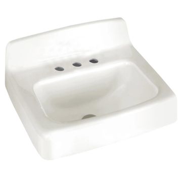 Regalyn Cast Iron Wall-Hung Sink With 8-Inch Widespread by American Standard - view 4
