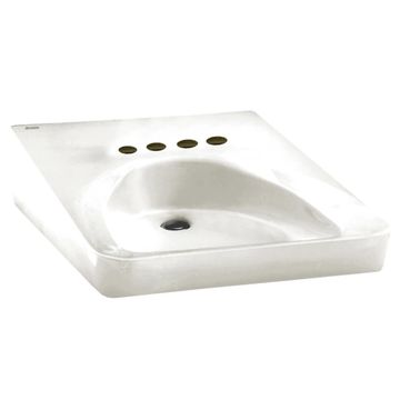 WheelChair Users Bathroom Sink 10-1/2-in. Centers with Extra Right-Hand Hole by American Standard - view 2