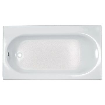 Princeton Americast 60 x 34-Inch Integral Apron Bathtub Above Floor Rough Left-Hand Outlet with Luxury Ledge by American Standard - view 5