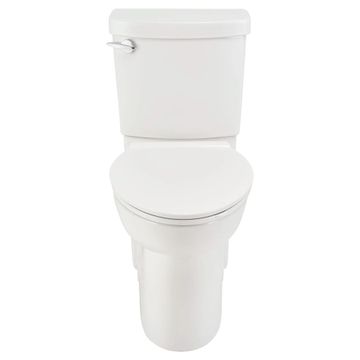 Clean 1.28 GPF Left Trip Lever Chair Height Elongated-Front 12-in. Rough-In Toilet with Seat by American Standard - view 4
