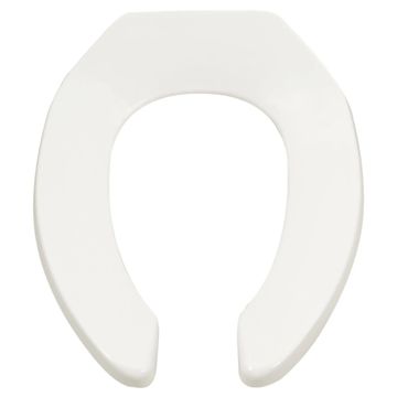 Commercial Heavy Duty Open Front Elongated Toilet Seat with EverClean Surface and Self-sustaining Hinges by American Standard - view 5