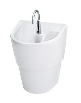 Infection Control Wall-Hung EverClean Sink with Shroud, A-M Drain and A-M P-Trap by American Standard - view 3