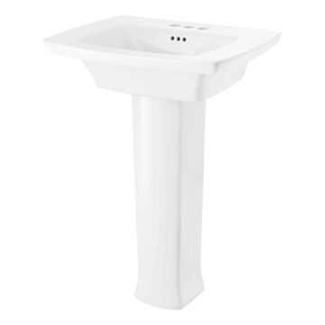 Edgemere Center Hole Only Pedestal Sink Top and Leg Combination by American Standard - view 3