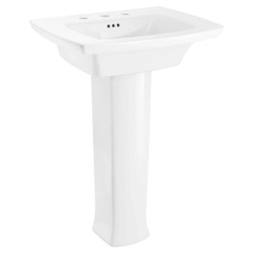 Edgemere 8-Inch Widespread Pedestal Sink Top and Leg Combination by American Standard - view 4