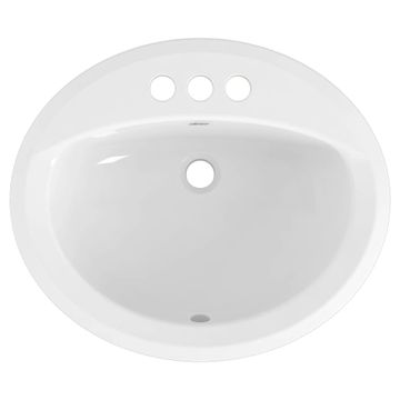 Reliant Oval Drop-In Bathroom Sink, 4 in. Centerset Holes by American Standard - view 3